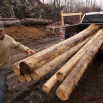 16-foot logs in a 6-foot bed (+ tailgate).